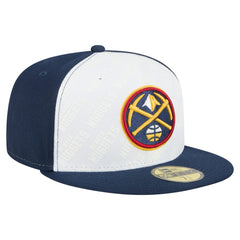 Denver Nuggets Repeat 59Fifty Fitted Hat White/Navy - NBA