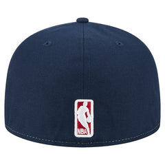 Denver Nuggets Repeat 59Fifty Fitted Hat White/Navy - NBA
