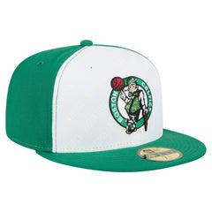 Boston Celtics Repeat 59Fifty Fitted Hat White/Kelly Green - NBA