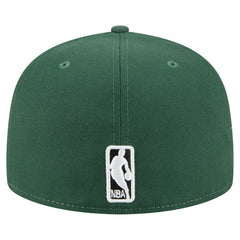 Milwaukee Bucks Repeat 59Fifty Fitted Hat White/Hunter Green - NBA