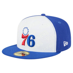 Philadelphia 76ers Repeat 59Fifty Fitted Hat White/Royal - NBA