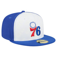 Philadelphia 76ers Repeat 59Fifty Fitted Hat White/Royal - NBA