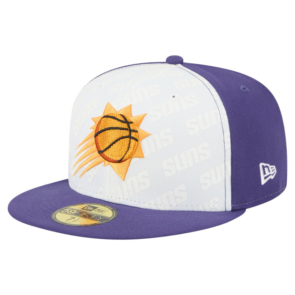 Phoenix Suns Repeat 59Fifty Fitted Hat White/Purple - NBA