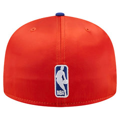 New York Knicks Satin Two-Tone 59FIFTY Fitted Hat Orange/Blue - NBA