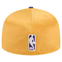 Los Angeles Lakers Satin Two-Tone 59FIFTY Fitted Hat Gold/Purple - NBA