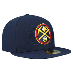 Denver Nuggets Tri-Hit 59Fifty Fitted Hat Navy - NBA