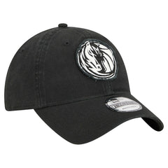Dallas Mavericks Stamp Fabric Applique 9TWENTY Adjustable Hat Black - NBA
