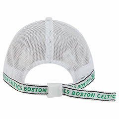 Boston Celtics Featherweight Team Tape 9FORTY M-Crown A-Frame Adjustable Hat White - NBA