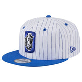 Dallas Mavericks Deceptor Pinstripe 9FIFTY Snapback Hat White - NBA