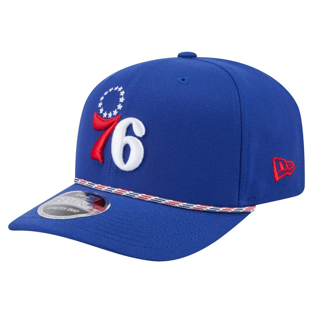 Philadelphia 76ers Rope 9SEVENTY Adjustable Hat Blue - NBA