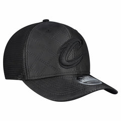 Cleveland Cavaliers Quilted 9SEVENTY Trucker Adjustable Hat Black - NBA