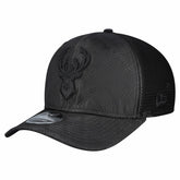 Milwaukee Bucks Quilted 9SEVENTY Trucker Adjustable Hat Black - NBA