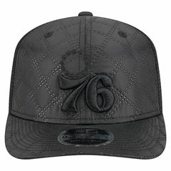 Philadelphia 76ers Quilted 9SEVENTY Trucker Adjustable Hat Black - NBA