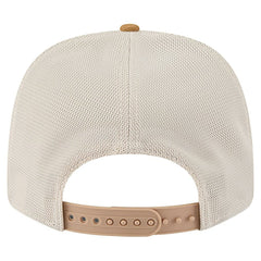 Boston Celtics Two-Tone 9SEVENTY Adjustable Trucker Hat Tan/Light Brown - NBA