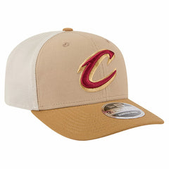 Cleveland Cavaliers Two-Tone 9SEVENTY Adjustable Trucker Hat Tan/Light Brown - NBA