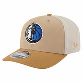 Dallas Mavericks Two-Tone 9SEVENTY Adjustable Trucker Hat Tan/Light Brown - NBA