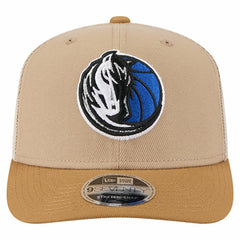 Dallas Mavericks Two-Tone 9SEVENTY Adjustable Trucker Hat Tan/Light Brown - NBA