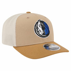 Dallas Mavericks Two-Tone 9SEVENTY Adjustable Trucker Hat Tan/Light Brown - NBA