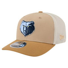 Memphis Grizzlies Two-Tone 9SEVENTY Adjustable Trucker Hat Tan/Light Brown - NBA