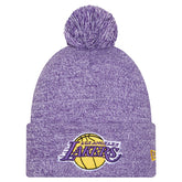 Los Angeles Lakers Marled Cuffed Knit Hat with Pom Purple - NBA