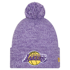 Los Angeles Lakers Marled Cuffed Knit Hat with Pom Purple - NBA