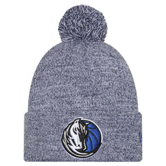 Dallas Mavericks Marled Cuffed Knit Hat with Pom Navy - NBA