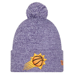 Phoenix Suns Marled Cuffed Knit Hat with Pom Purple - NBA