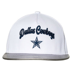 Dallas Cowboys The Wild Collective Women's Two-Tone Snapback Hat White/Silver | NFL