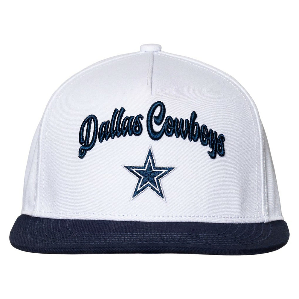 Dallas Cowboys The Wild Collective Women's Two-Tone Snapback Hat White/Navy | NFL