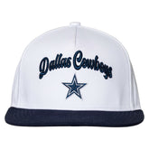 Dallas Cowboys The Wild Collective Women's Two-Tone Snapback Hat White/Navy | NFL