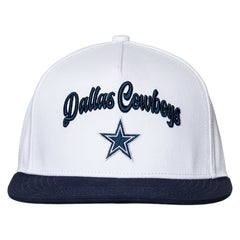 Dallas Cowboys The Wild Collective Women's Two-Tone Snapback Hat White/Navy | NFL