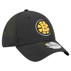 Boston Bruins New Era Night 39THIRTY Flex Hat - Black - NHL