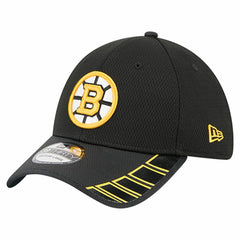 Boston Bruins New Era Visor Hit 39THIRTY Flex Hat - Black - NHL