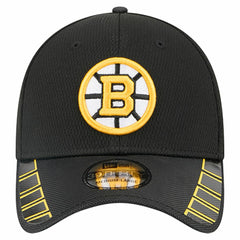 Boston Bruins New Era Visor Hit 39THIRTY Flex Hat - Black - NHL