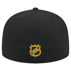 Boston Bruins New Era Oversized Vintage Arch 59Fifty Fitted Hat - Black - NHL