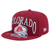 Colorado Avalanche New Era Oversized Vintage Arch 59Fifty Fitted Hat - Burgundy - NHL