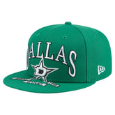Dallas Stars New Era Oversized Vintage Arch 59Fifty Fitted Hat - Kelly Green - NHL