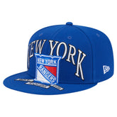 New York Rangers New Era Oversized Vintage Arch 59Fifty Fitted Hat - Blue - NHL