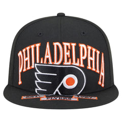 Philadelphia Flyers New Era Oversized Vintage Arch 59Fifty Fitted Hat - Black - NHL
