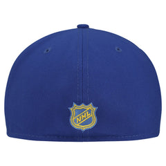 St. Louis Blues New Era Oversized Vintage Arch 59Fifty Fitted Hat - Blue - NHL