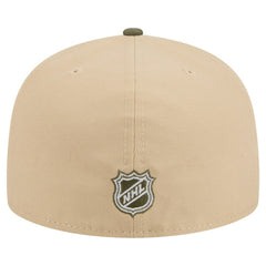 Philadelphia Flyers New Era Color Pack Two-Tone 59FIFTY A-Frame Fitted Hat - Tan/Olive - NHL