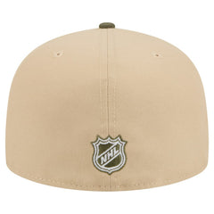 Boston Bruins New Era Color Pack Two-Tone 59FIFTY A-Frame Fitted Hat - Tan/Olive - NHL