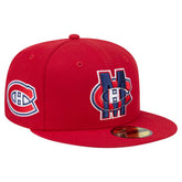 Montreal Canadiens New Era Deceptor 59FIFTY Fitted Hat - Red - NHL