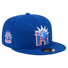 New York Rangers New Era Deceptor 59FIFTY Fitted Hat - Blue - NHL