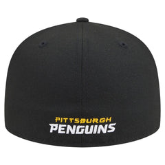 Pittsburgh Penguins New Era Deceptor 59FIFTY Fitted Hat - Black - NHL