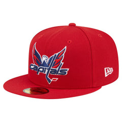 Washington Capitals New Era Deceptor 59FIFTY Fitted Hat - Red - NHL