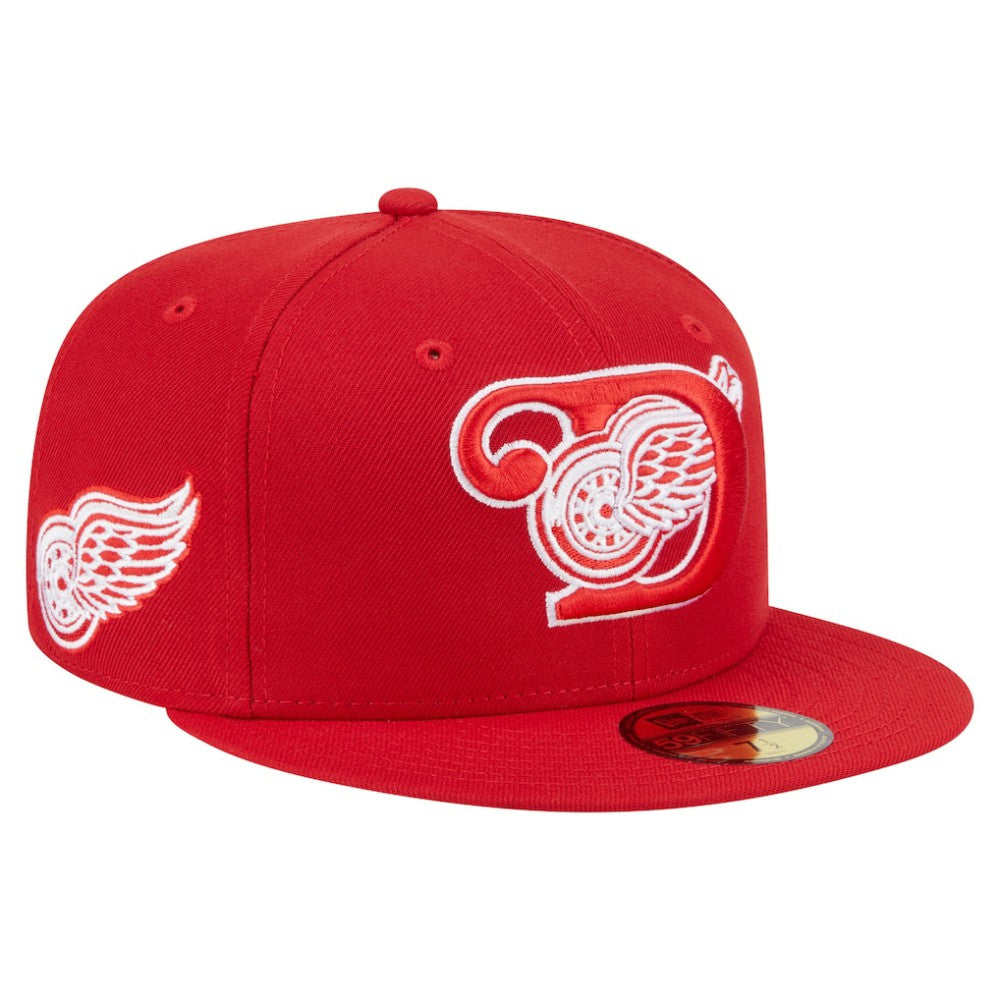 Detroit Red Wings New Era Deceptor 59FIFTY Fitted Hat - Red - NHL