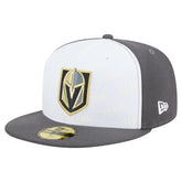 Vegas Golden Knights New Era Repeat Two-Tone 59FIFTY Fitted Hat - White/Gray - NHL