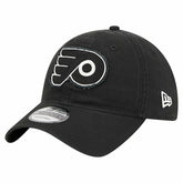 Philadelphia Flyers New Era Stamp Fabric Applique 9TWENTY Adjustable Hat - Black - NHL
