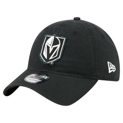 Vegas Golden Knights New Era Stamp Fabric Applique 9TWENTY Adjustable Hat - Black - NHL